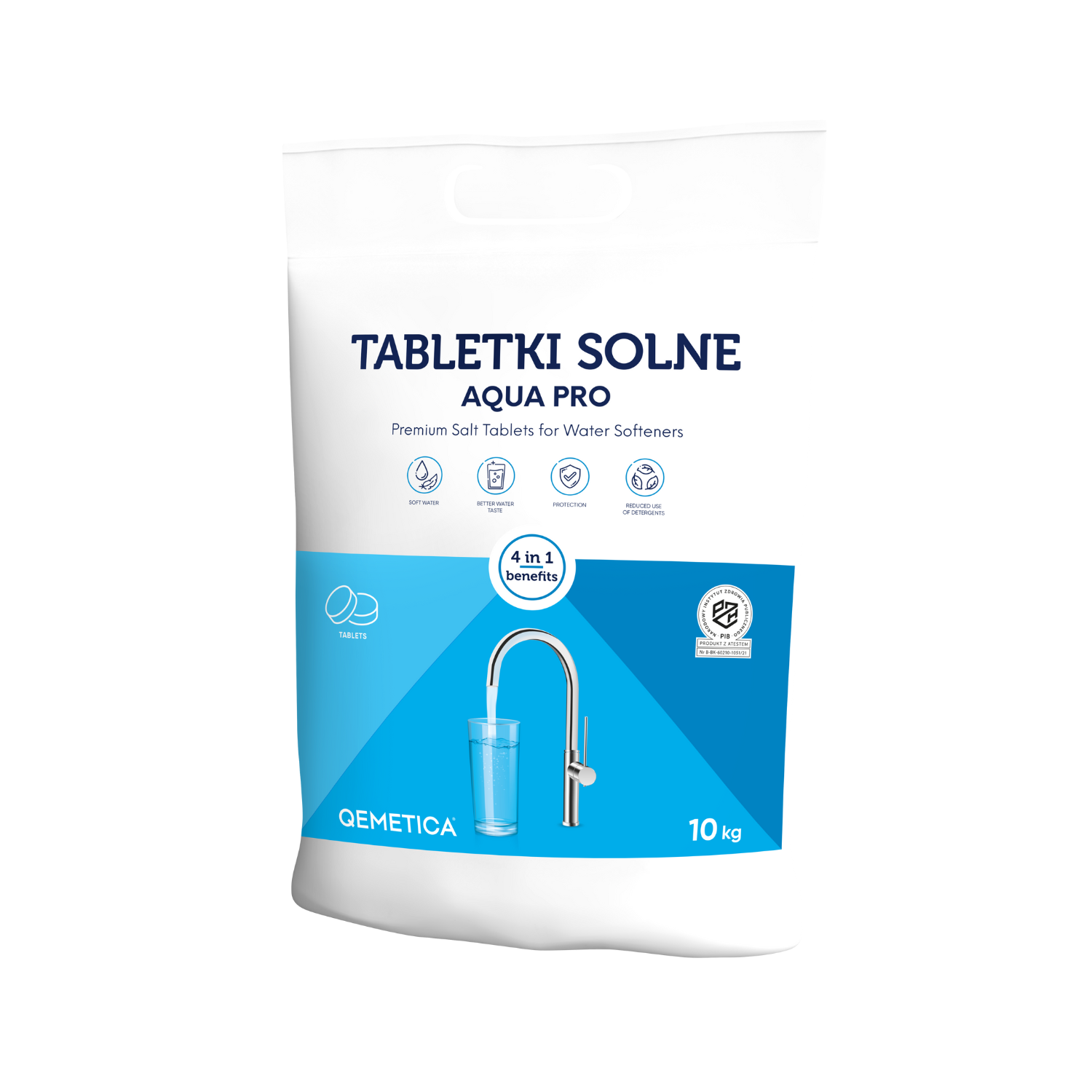 Tabletki solne - do uzdatniacza wody 10 kg (CIECH) Opakowanie zastępcze